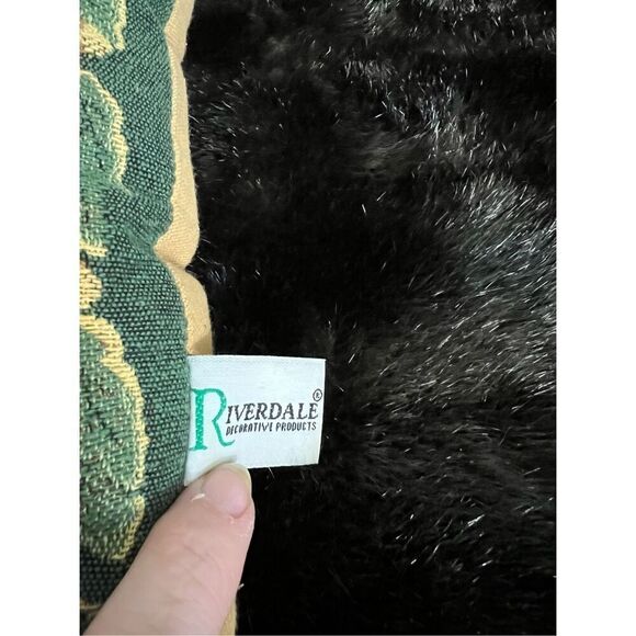 Riverdale Decorative Tapestry stag deer  Pillow - Picture 3 of 4